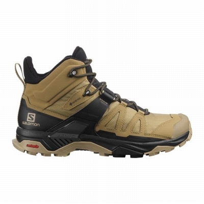 Botas Montaña Salomon X ULTRA 4 MID GORE-TEX Hombre Marrom Negros | MX-548TOPH