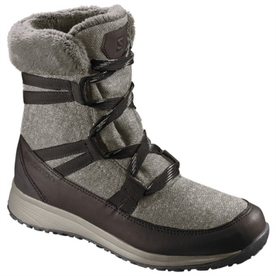 Botas de Invierno Salomon HEIKA CS WP Hombre Grises Oscuro Negros | MX-376FYOD