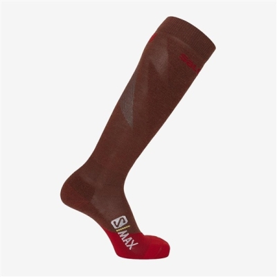 Calcetines Salomon S MAX M Hombre Rojos | MX-410VLBP