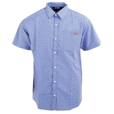 Camisas Salomon OXFORD SS SHIRT M Hombre Azul Marino | MX-875VNQK