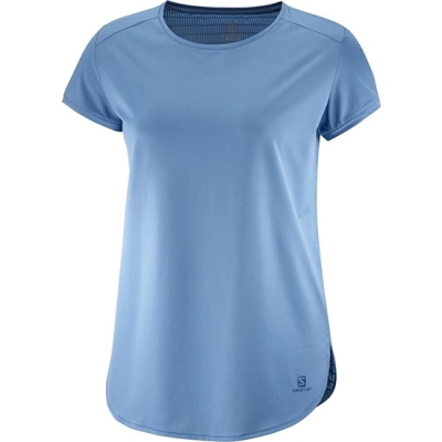 Camiseta Salomon COMET BREEZE W Mujer Azules | MX-492RQHM