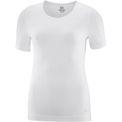 Camiseta Salomon ELEVATE MOVE'ON W Mujer Blancos | MX-853YVAC