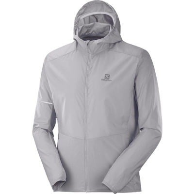 Chaquetas Salomon AGILE FZ M Hombre Grises | MX-937HWNA