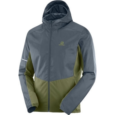 Chaquetas Salomon AGILE FZ M Hombre Verde Oliva | MX-905EJGO