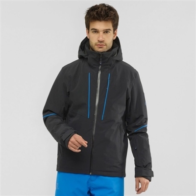 Chaquetas Salomon EDGE Ski Hombre Negros | MX-068JATO