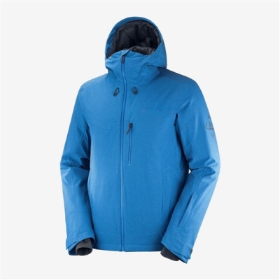 Chaquetas Salomon UNTRACKED Ski Hombre Turquesa | MX-823ELRV