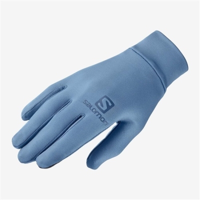 Guantes Salomon AGILE WARM U Hombre Azules | MX-761MNWS