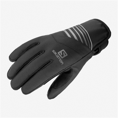 Guantes Salomon RS WARM U Hombre Negros | MX-058EBLQ