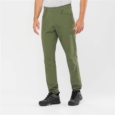 Pantalones Salomon WAYFARER TAPERED Hombre Verde Oliva | MX-716BOCH