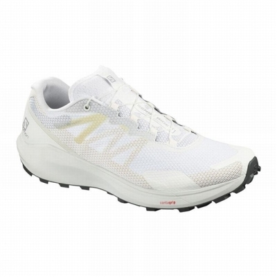 Tenis Para Correr Salomon SENSE RIDE 3 Hombre Blancos | MX-614YOWD