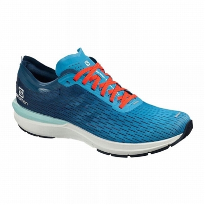 Tenis Para Correr Salomon SONIC 3 ACCELERATE Hombre Azules Azul Marino | MX-509XIDY