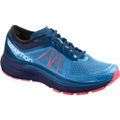 Tenis Para Correr Salomon SONIC RA MAX Hombre Azules Azules Oscuro | MX-746WTCU