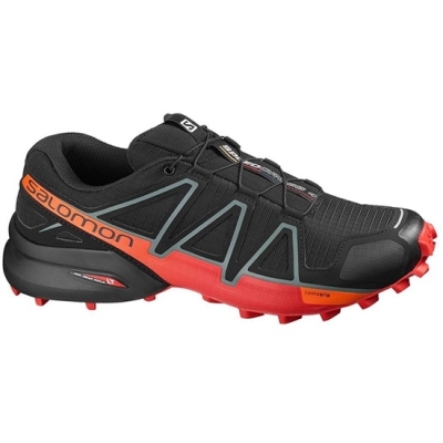 Tenis Para Correr Salomon SPEEDCROSS 4 Hombre Negros | MX-156AUYJ