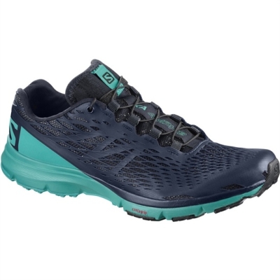 Tenis Para Correr Salomon XA AMPHIB W Mujer Turquesa Azul Marino | MX-032PEKI