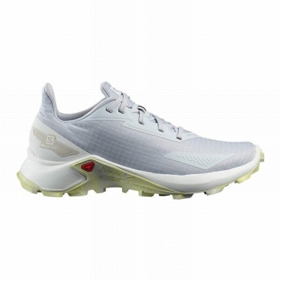 Tenis Para Trail Running Salomon ALPHACROSS BLAST Mujer Grises Blancos | MX-103IPVA