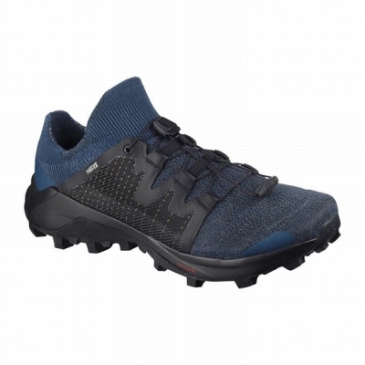 Tenis Para Trail Running Salomon CROSS /PRO Hombre Azul Marino Negros | MX-346DOBN