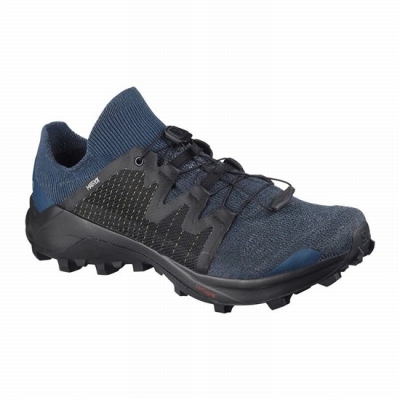 Tenis Para Trail Running Salomon CROSS W /PRO Mujer Azul Marino Negros | MX-891HAOM