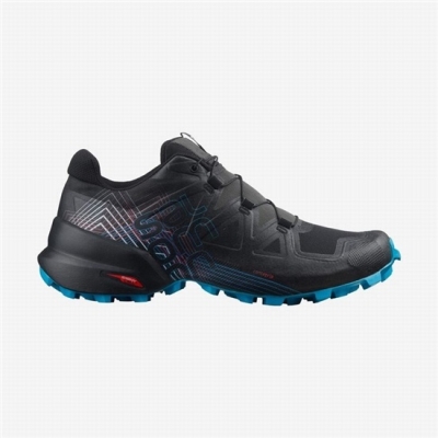 Tenis Para Trail Running Salomon Hombre Negros Rojos | MX-032ZFGS