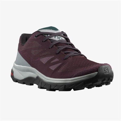 Tenis Para Trail Running Salomon OUTLINE Mujer Vino | MX-701LWKY