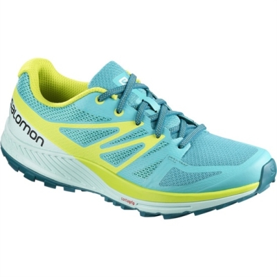 Tenis Para Trail Running Salomon SENSE ESE W Mujer Azules Claro | MX-267GBJA