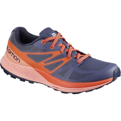 Tenis Para Trail Running Salomon SENSE ESE W Mujer Naranjas Lavanda Oscuro | MX-480LTFH