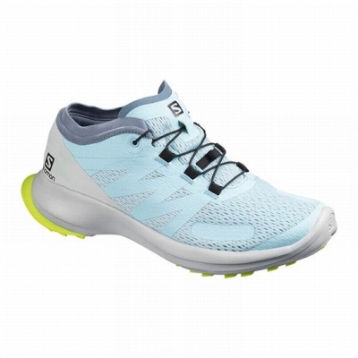 Tenis Para Trail Running Salomon SENSE FLOW W Mujer Azules Amarillos | MX-307YPGQ