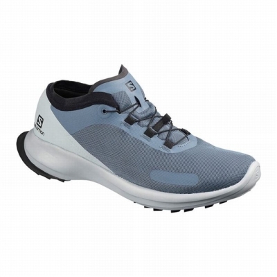 Tenis Para Trail Running Salomon SENSE FEEL Hombre Azules Claro | MX-697SEGO