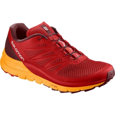 Tenis Para Trail Running Salomon SENSE PRO MAX Hombre Rojos Naranjas | MX-563CXLR