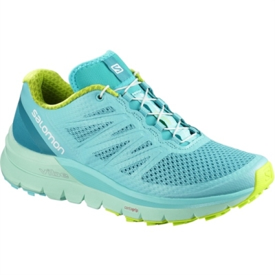 Tenis Para Trail Running Salomon SENSE PRO MAX W Mujer Turquesa Claro | MX-869LOJB