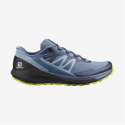 Tenis Para Trail Running Salomon SENSE RIDE 4 Hombre Azules Negros | MX-129KGFB