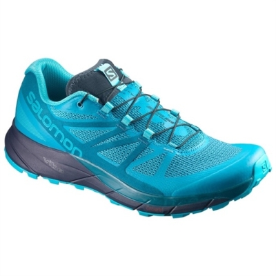 Tenis Para Trail Running Salomon SENSE RIDE W Mujer Azules | MX-895SUJY