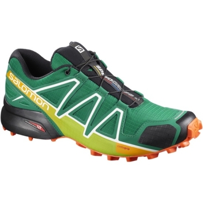 Tenis Para Trail Running Salomon SPEEDCROSS 4 Hombre Verdes | MX-205PJYB