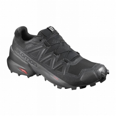 Tenis Para Trail Running Salomon SPEEDCROSS 5 GORE-TEX Hombre Negros | MX-308IZOT