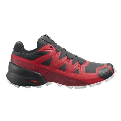 Tenis Para Trail Running Salomon SPEEDCROSS 5 Hombre Rojos Negros | MX-385JHBK