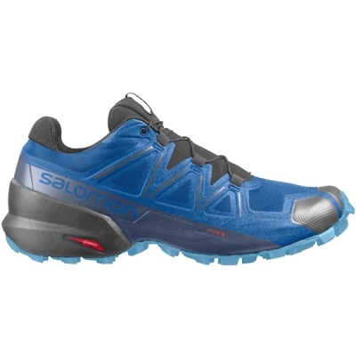 Tenis Para Trail Running Salomon SPEEDCROSS 5 Hombre Azules | MX-537DXTN