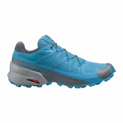 Tenis Para Trail Running Salomon SPEEDCROSS 5 Hombre Azules | MX-547CUZX