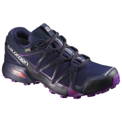 Tenis Para Trail Running Salomon SPEEDCROSS VARIO 2 GTX W Mujer Azul Marino | MX-568IYRT