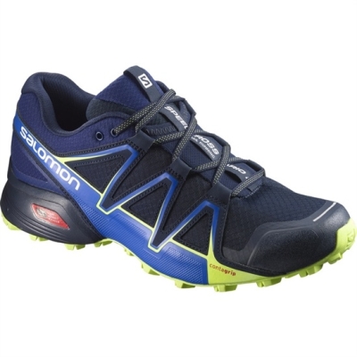 Tenis Para Trail Running Salomon SPEEDCROSS VARIO 2 Hombre Azul Marino | MX-615RTUO