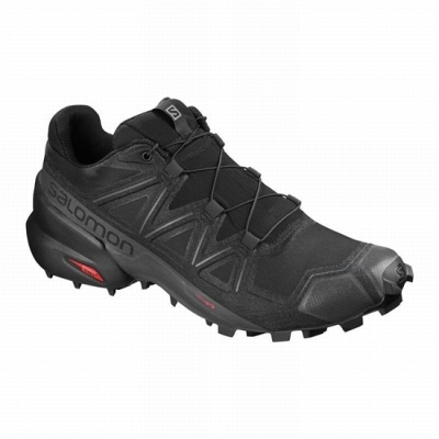 Tenis Para Trail Running Salomon SPEEDCROSS 5 Hombre Negros | MX-635KBSG