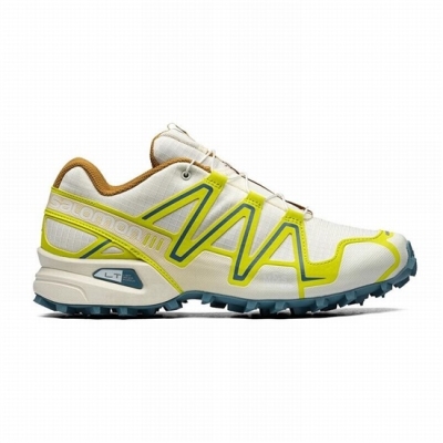 Tenis Para Trail Running Salomon SPEEDCROSS 3 Mujer Beige Rosas | MX-643RXYE