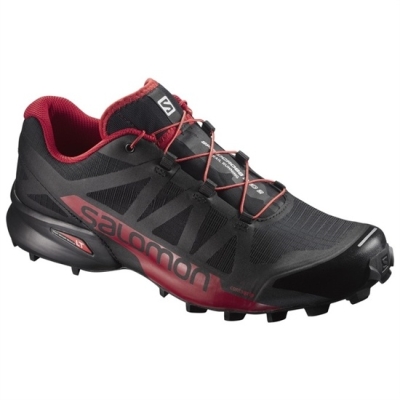 Tenis Para Trail Running Salomon SPEEDCROSS PRO 2 Hombre Negros Vino | MX-710LIEW