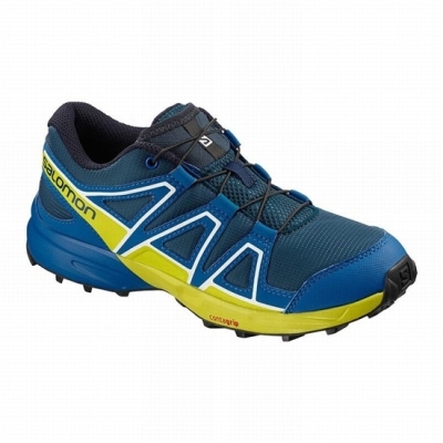 Tenis Para Trail Running Salomon SPEEDCROSS Niños Azul Marino | MX-809XKGY