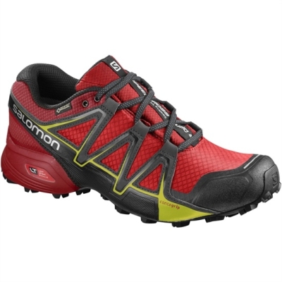 Tenis Para Trail Running Salomon SPEEDCROSS VARIO 2 GTX Hombre Rojos Negros | MX-910KZXN