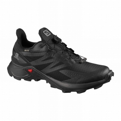 Tenis Para Trail Running Salomon SUPERCROSS BLAST GTX Hombre Negros | MX-071EDCM