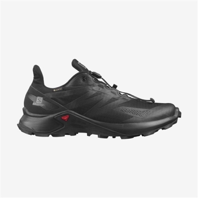 Tenis Para Trail Running Salomon SUPERCROSS BLAST GTX Hombre Negros | MX-258HBYC