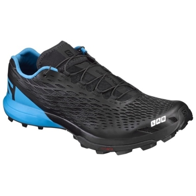 Tenis Para Trail Running Salomon S/LAB XA AMPHIB Hombre Negros Azules | MX-590CPBZ