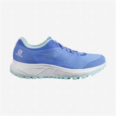 Tenis Para Trail Running Salomon TRAILSTER 2 Mujer Azules Blancos | MX-431EXUB