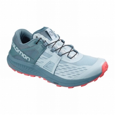 Tenis Para Trail Running Salomon ULTRA W /PRO Mujer Grises Azules Grises | MX-593EXHN