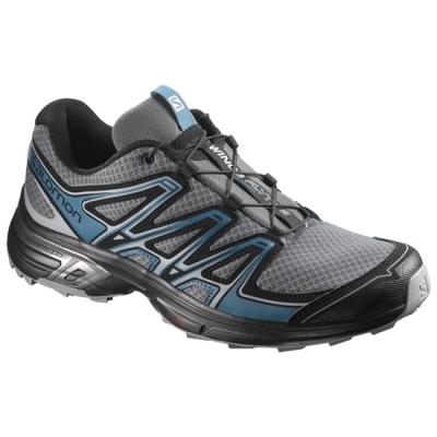 Tenis Para Trail Running Salomon WINGS FLYTE 2 Hombre Plateados Negros | MX-815ELRA