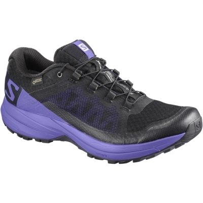 Tenis Para Trail Running Salomon XA ELEVATE GTX W Mujer Negros Azules | MX-257XPBM